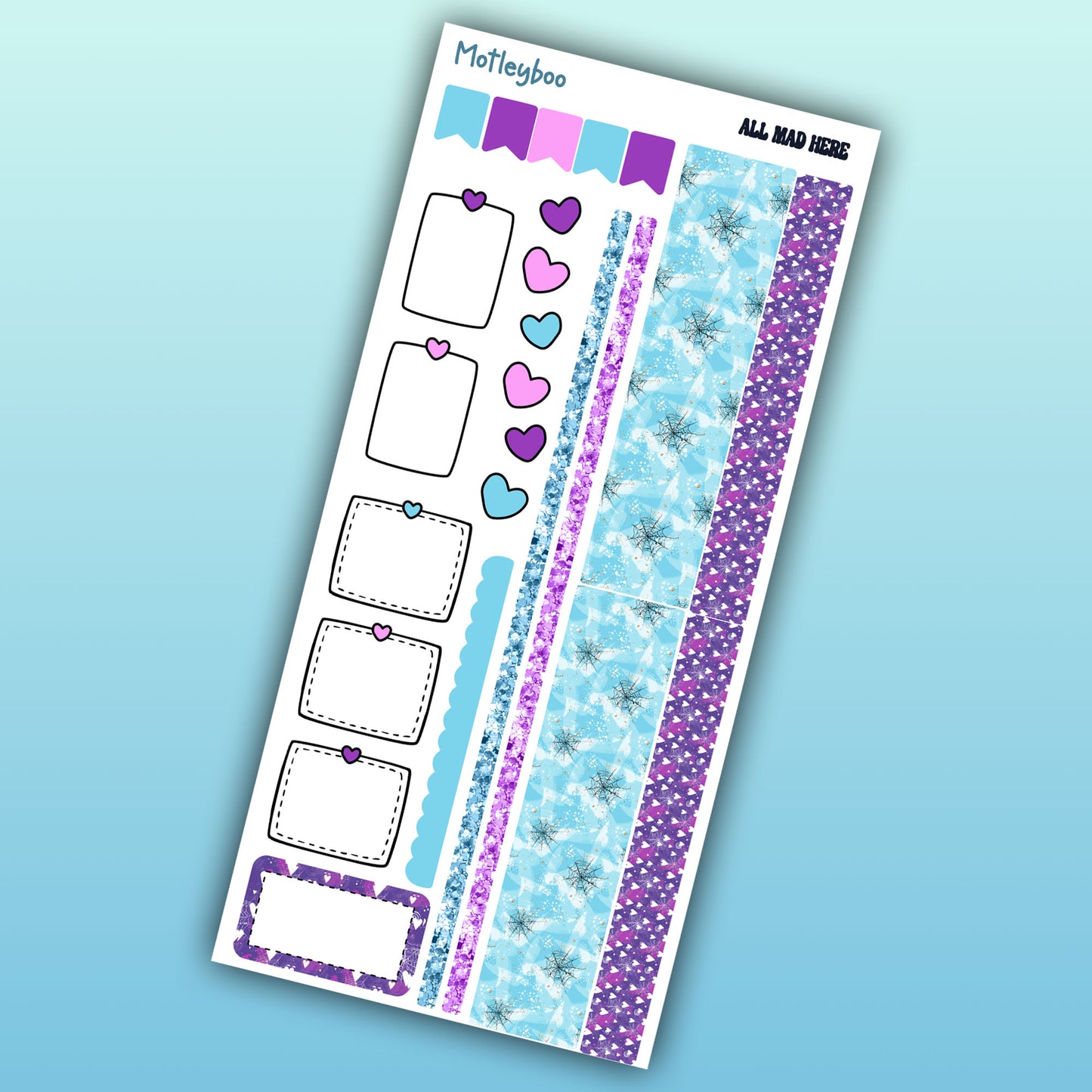 Hobonichi weeks, weekly sticker kit, hobonichi planner, bright stickers, planner, hobonichi functional sticker, planner stickers, all mad here