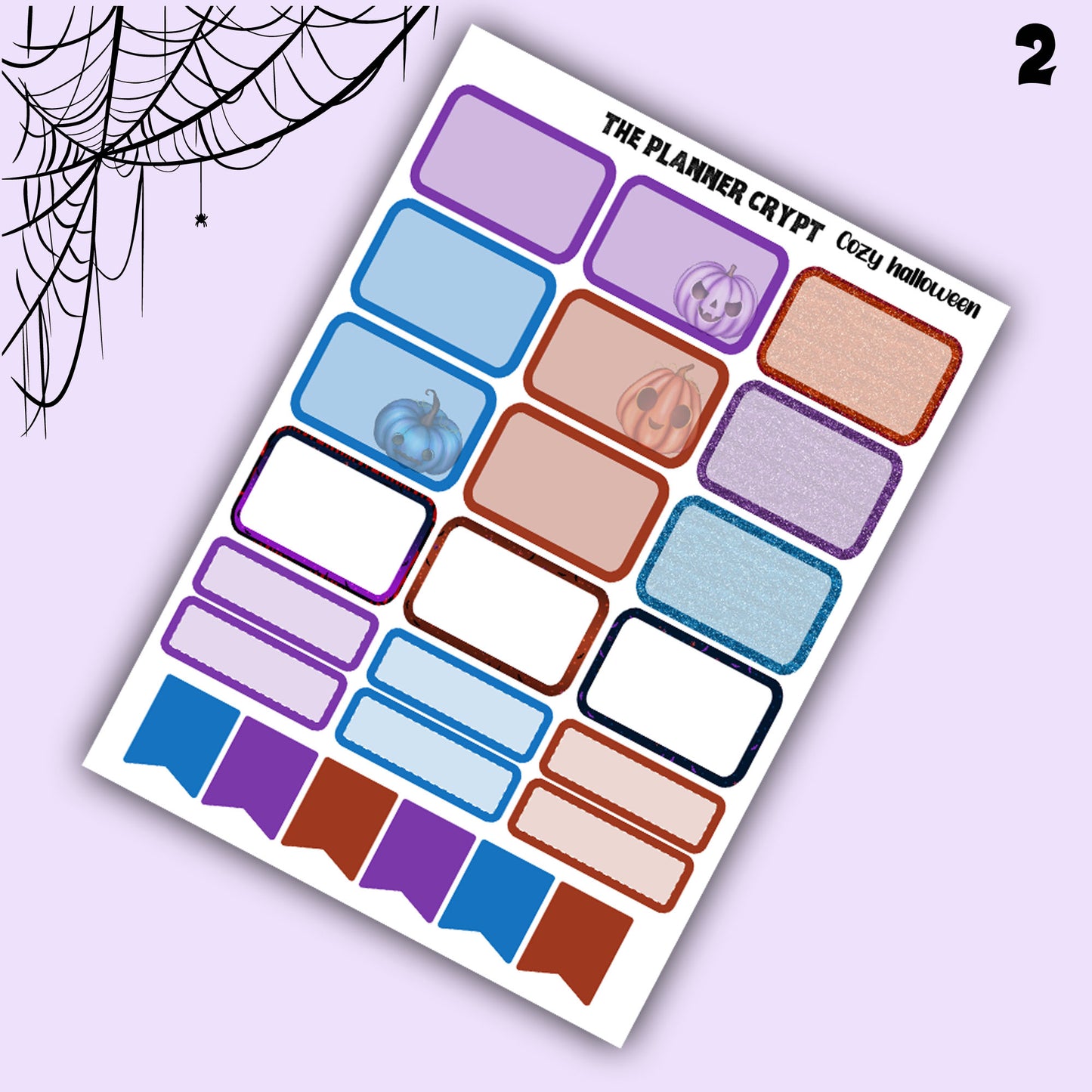 Weekly planner, sticker kit, planner stickers, halloween themed, spooky stickers, vertical planner, journal stickers, planning stickers