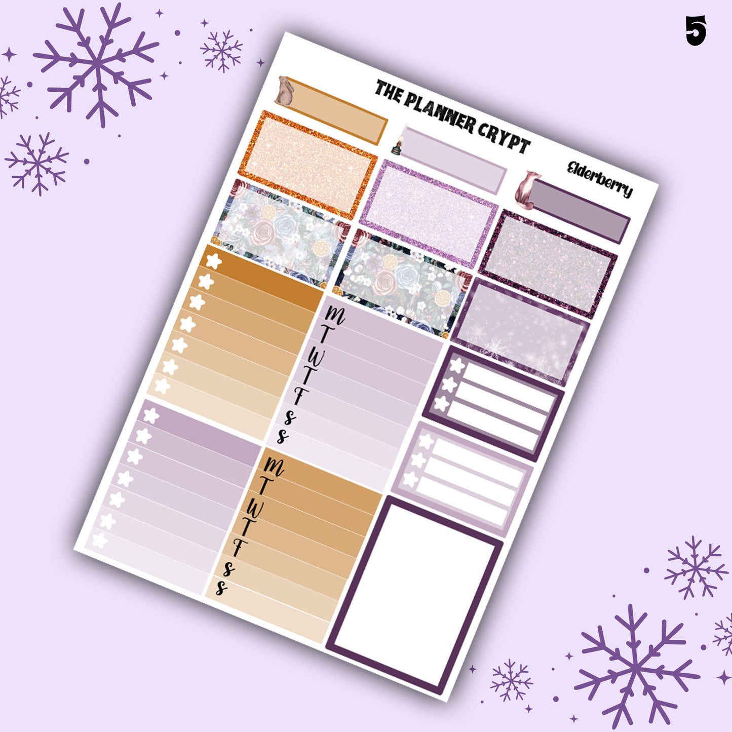 weekly planner sticker kit, winter stickers, christmas sticker kit, stickers, vertical planner, stickers, planner stickers
