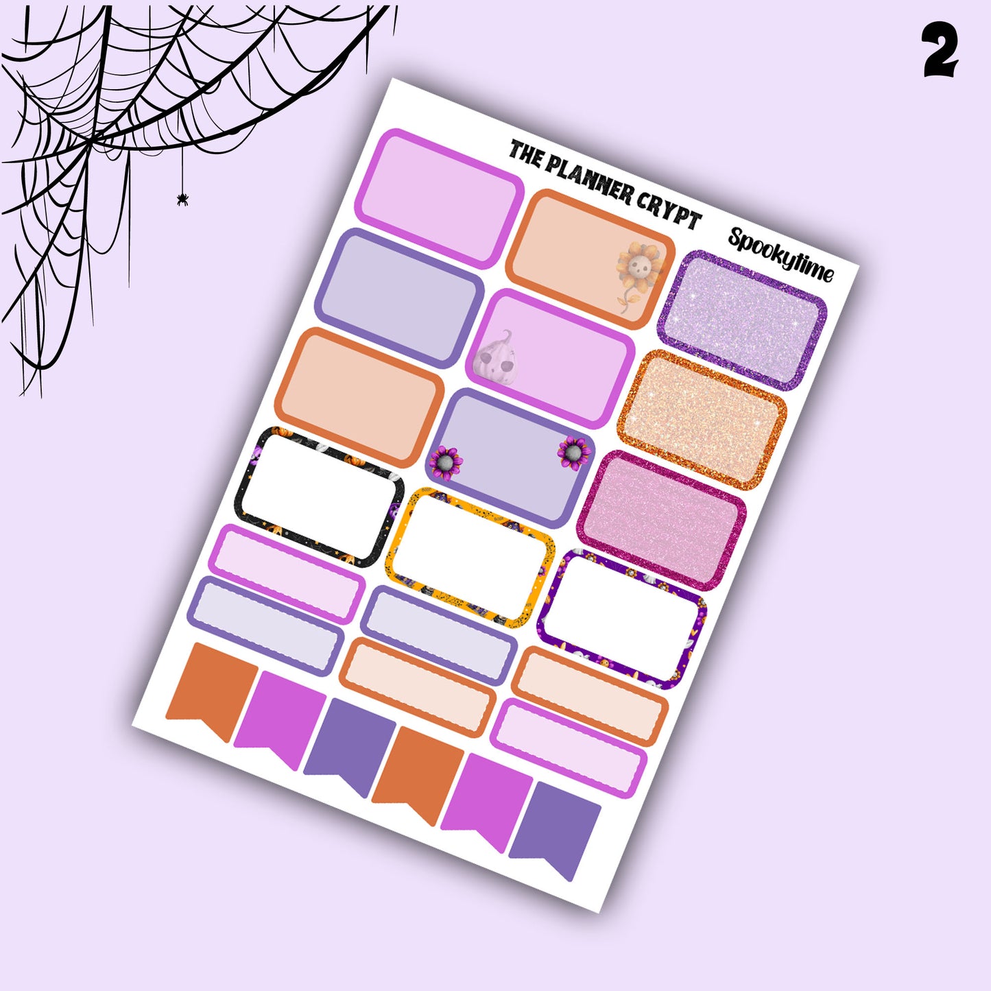 weekly planner, sticker kit, spooky stickers, halloween planner kit, planner stickers, vertical planner, planning, journal stickers