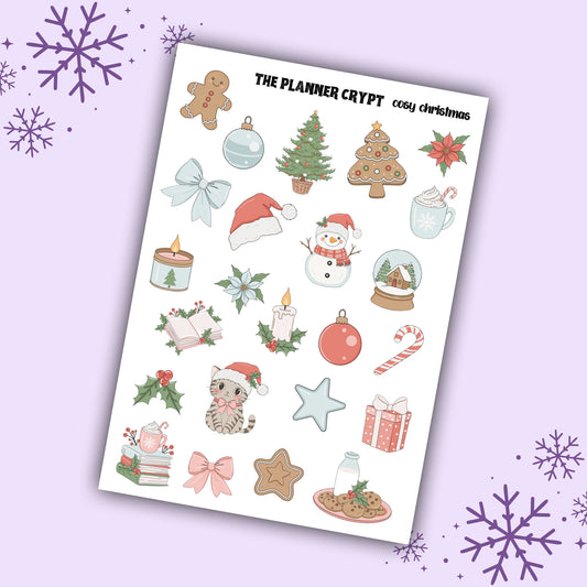 Cosy Christmas deco sheet