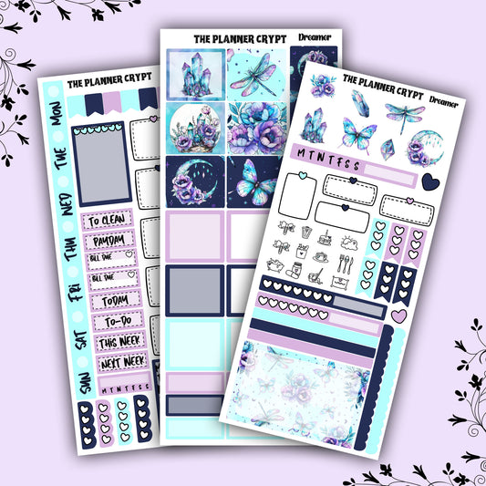 Hobonichi weeks, weekly sticker kit, hobonichi planner, witch planner, Dreamer