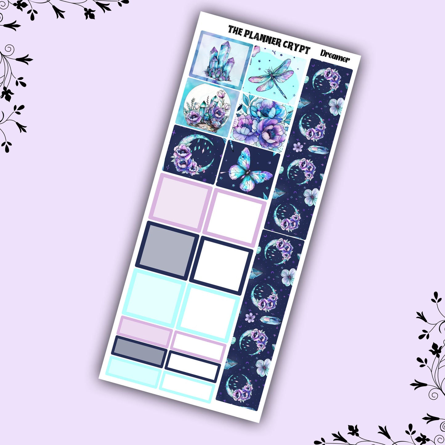 Hobonichi weeks, weekly sticker kit, hobonichi planner, witch planner, Dreamer