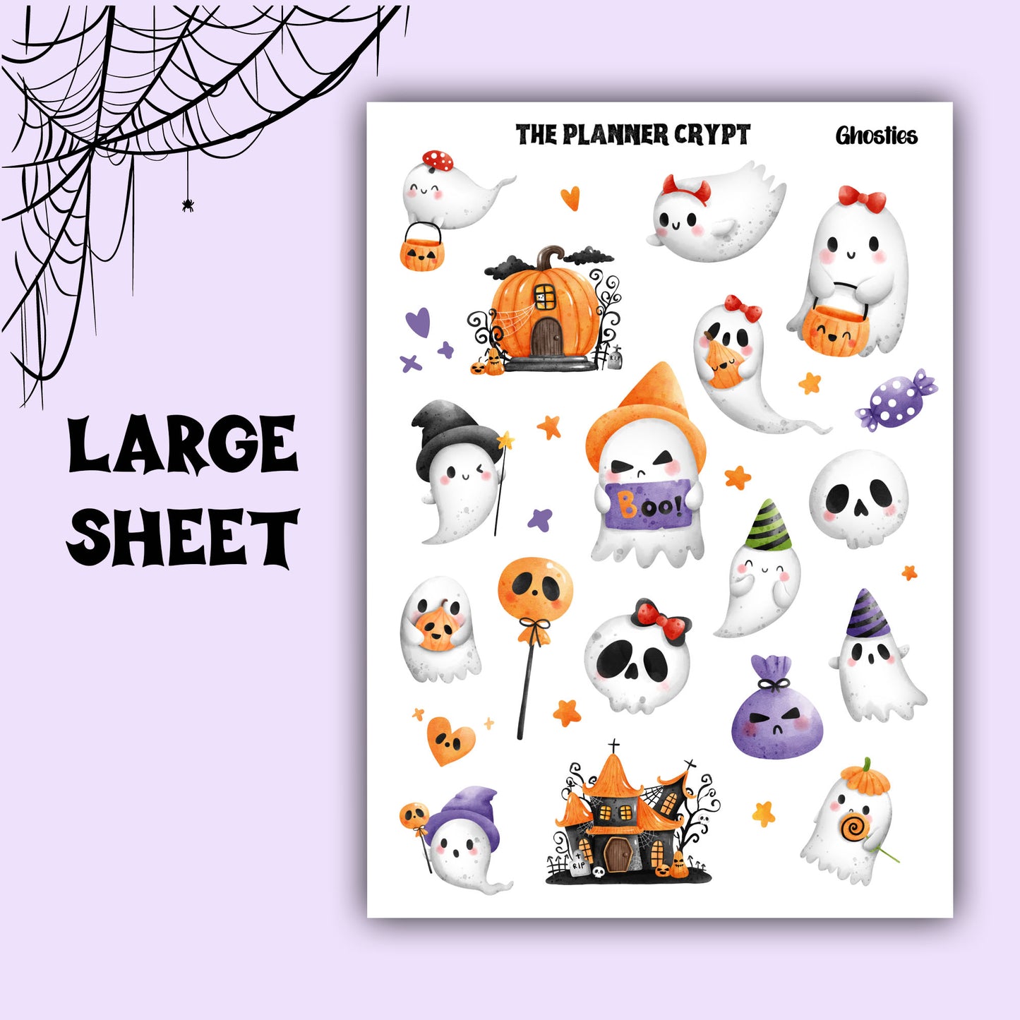 planner stickers, vertical planner, deco stickers, weekly planner, witch stickers, witchcraft stickers, honey witch, witchy decor, pagan