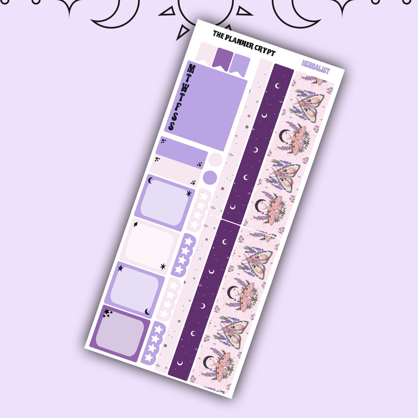 Hobonichi weeks, sticker kit, hobonichi planner, herb stickers, witch planner, pagan stickers, planner stickers, witch sticker, witchcraft