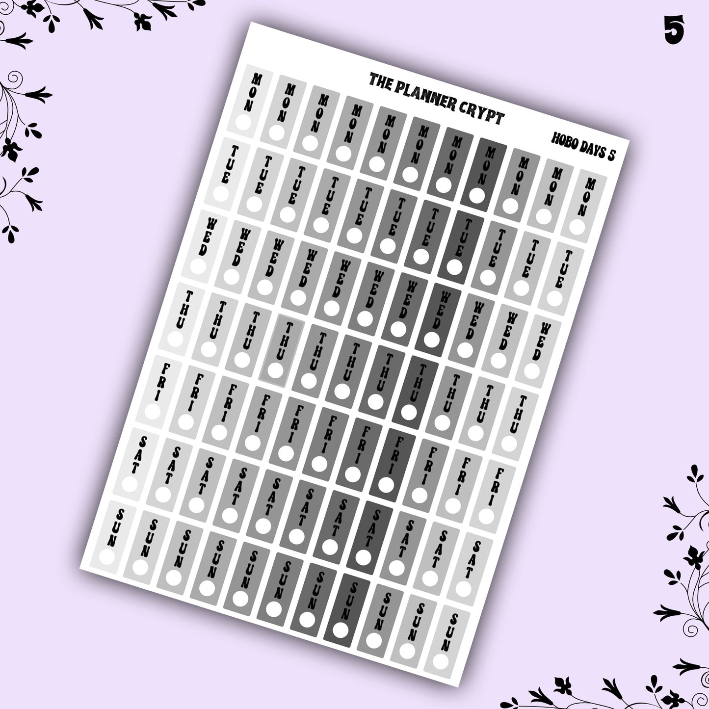 Hobonichi weeks date covers, planner stickers