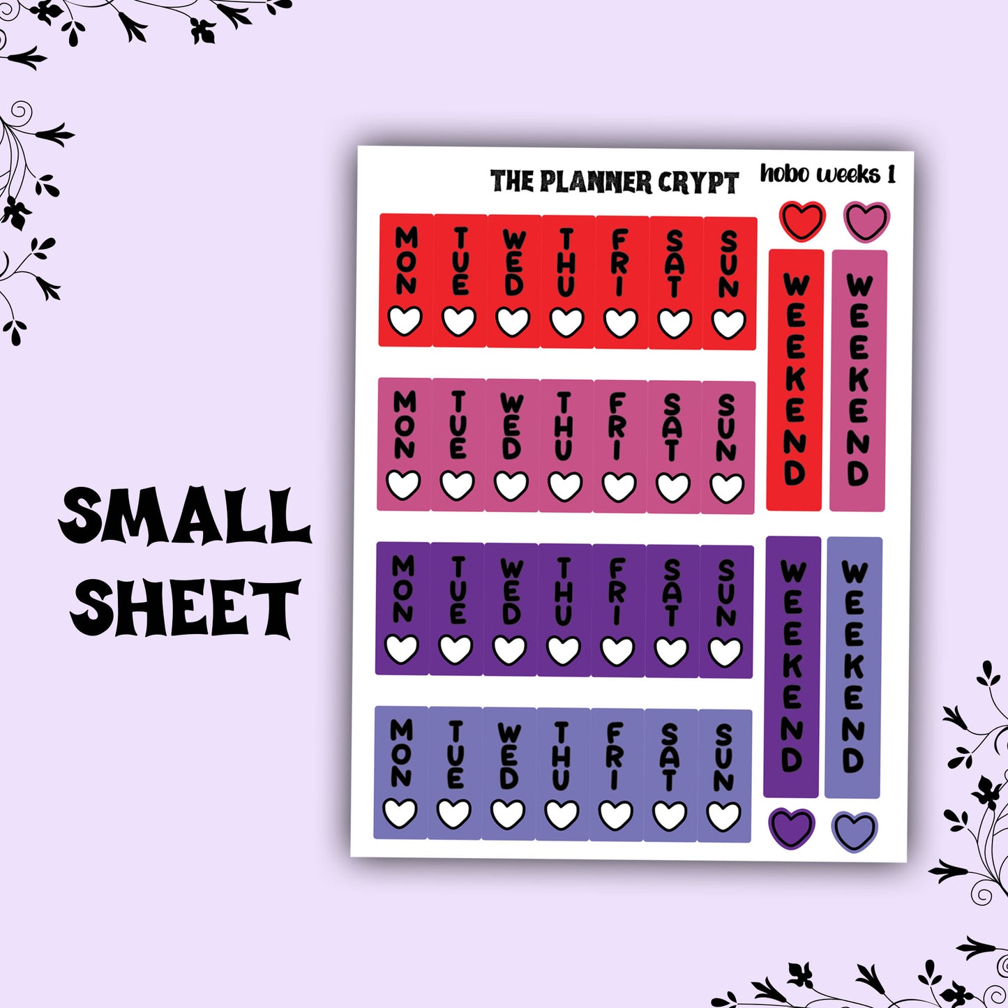 Hobonichi weeks date covers, planner stickers