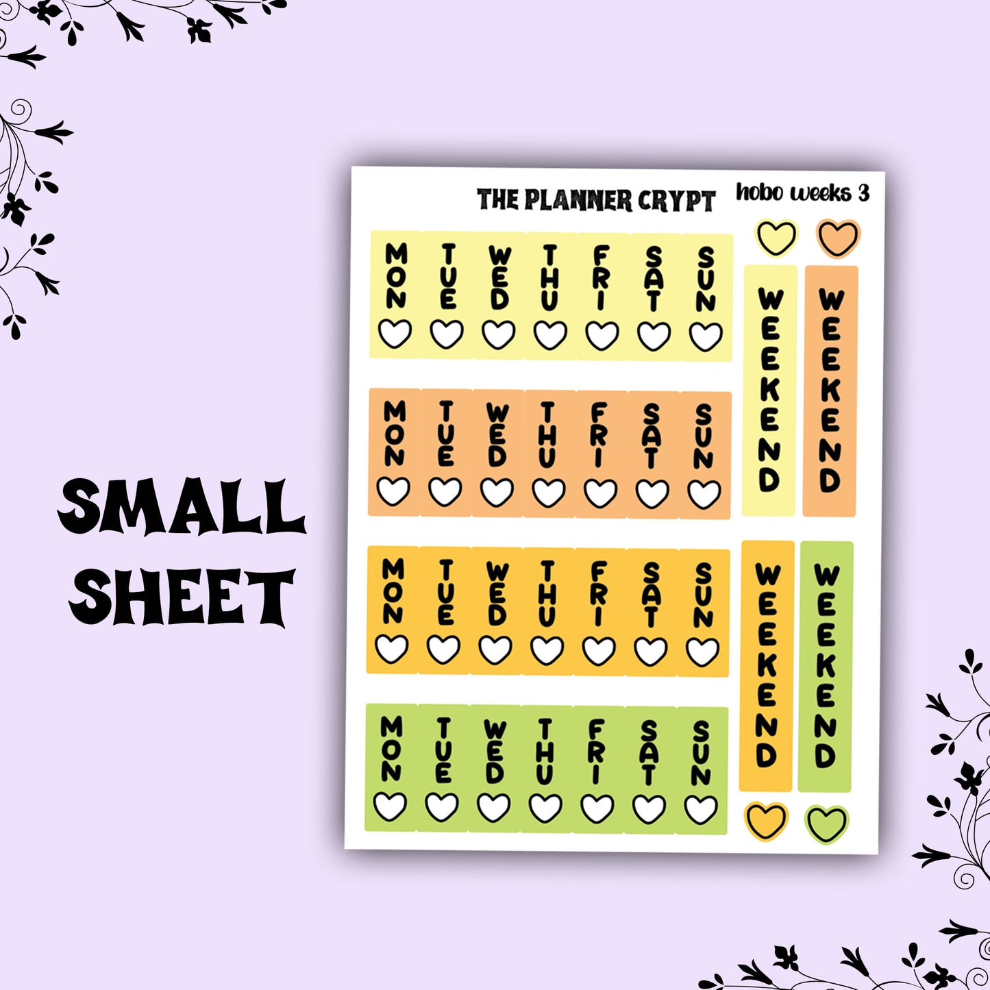 Hobonichi weeks date covers, planner stickers