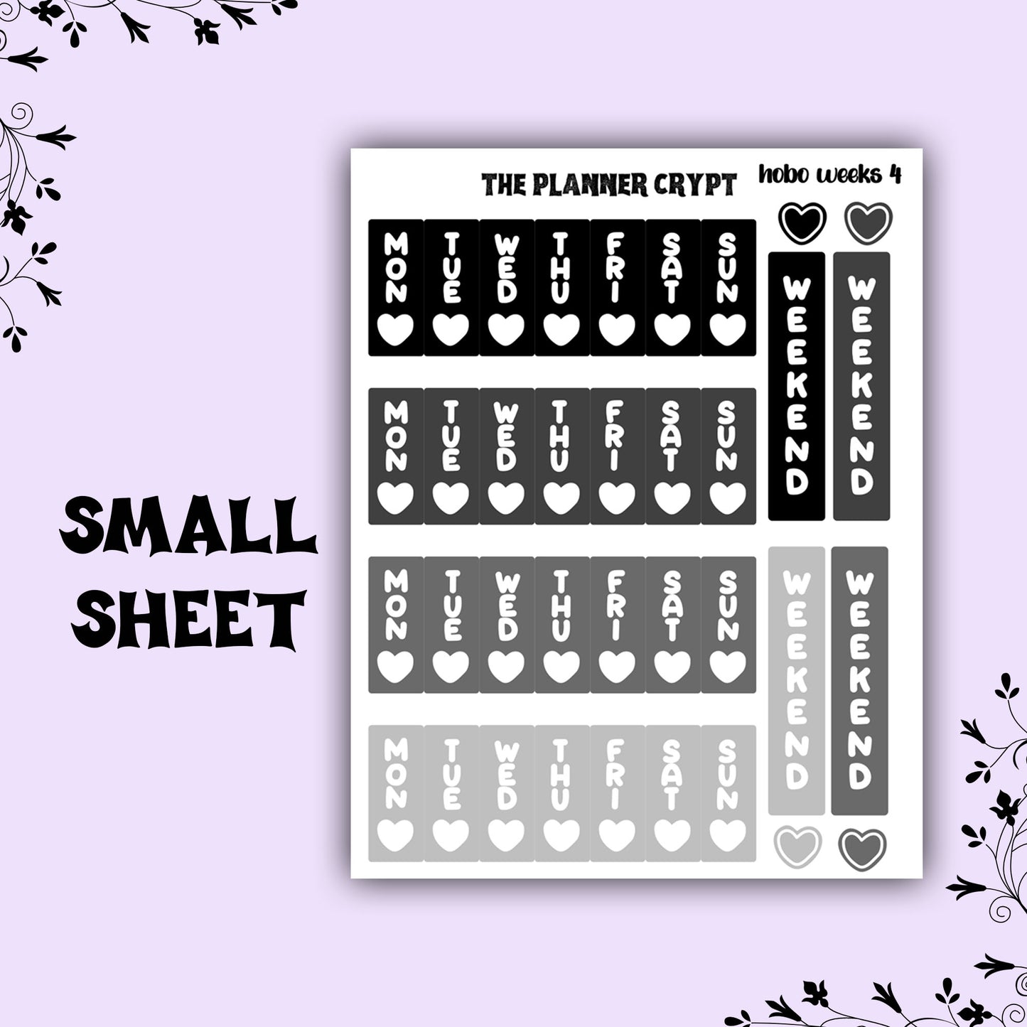 Hobonichi weeks date covers, planner stickers