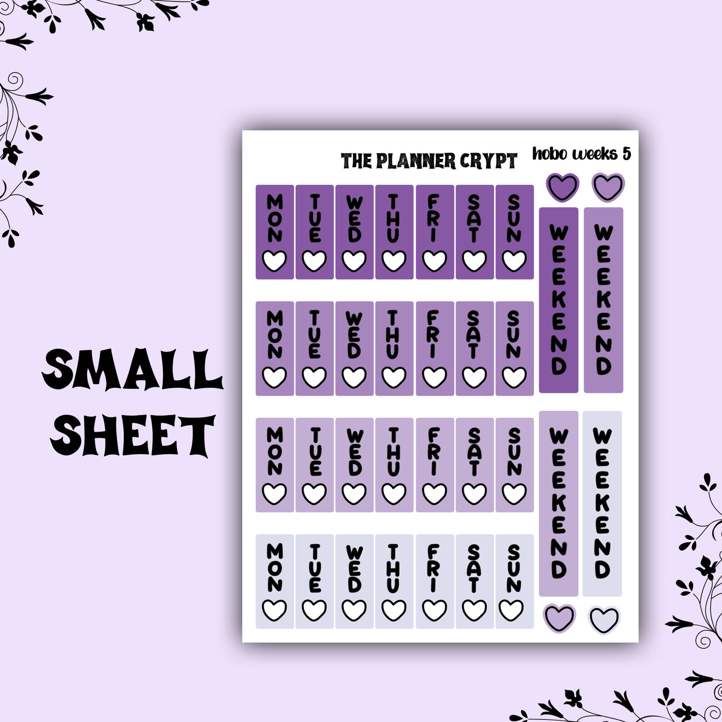 Hobonichi weeks date covers, planner stickers
