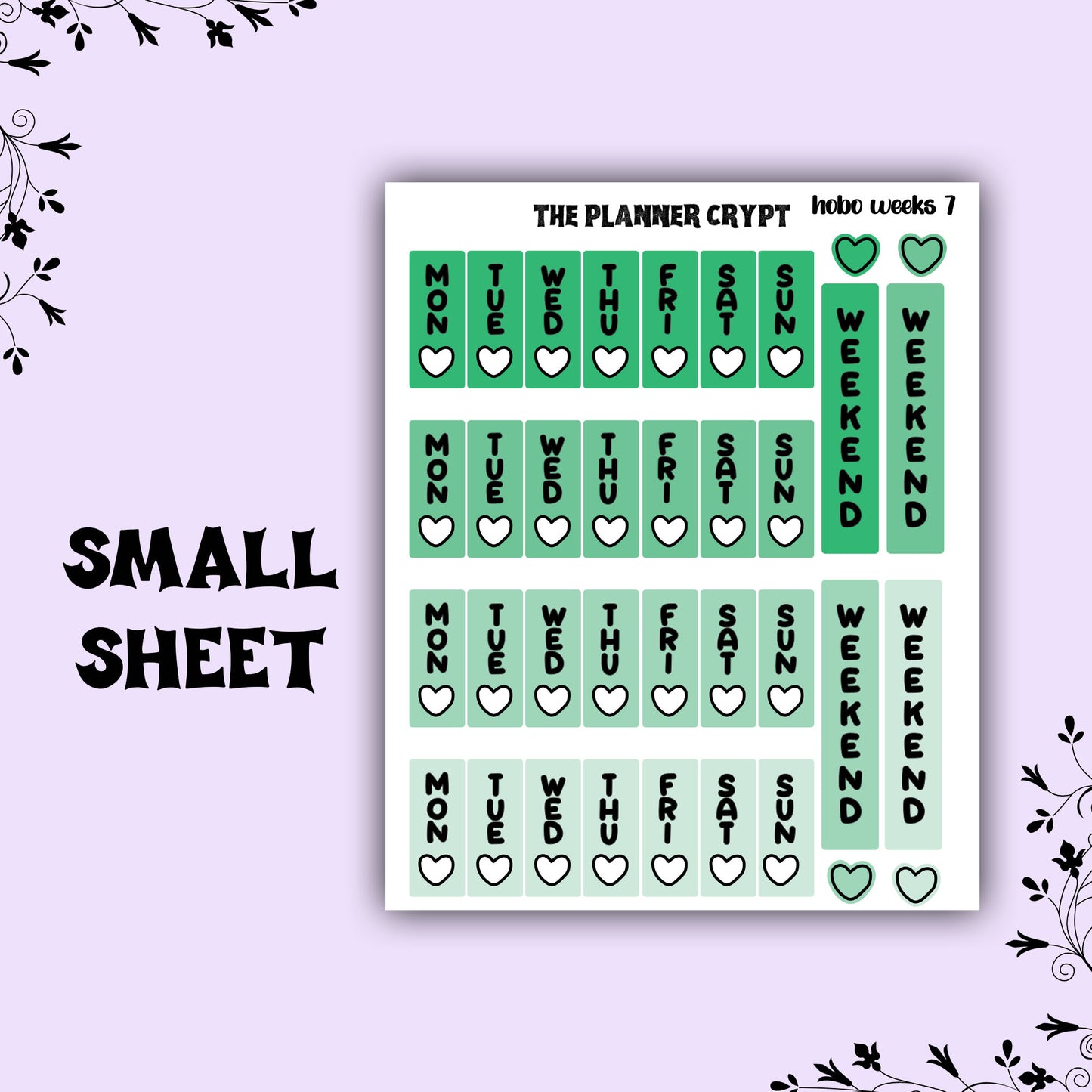 Hobonichi weeks date covers, planner stickers