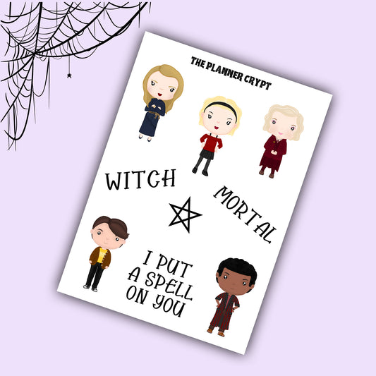 Spooky family deco sheet